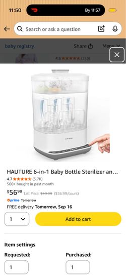 Bottle sterilizer