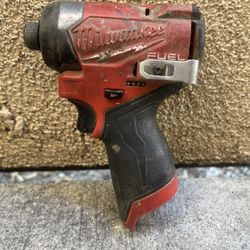 Milwaukee M12 FUEL 12V Lithium-lon Brushless Cordless 1/4 in. Hex Impact Driver (Tool-Only)