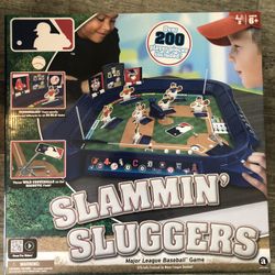 MLB Slamming Sluggers Baseball Family Board Game - Super Fun