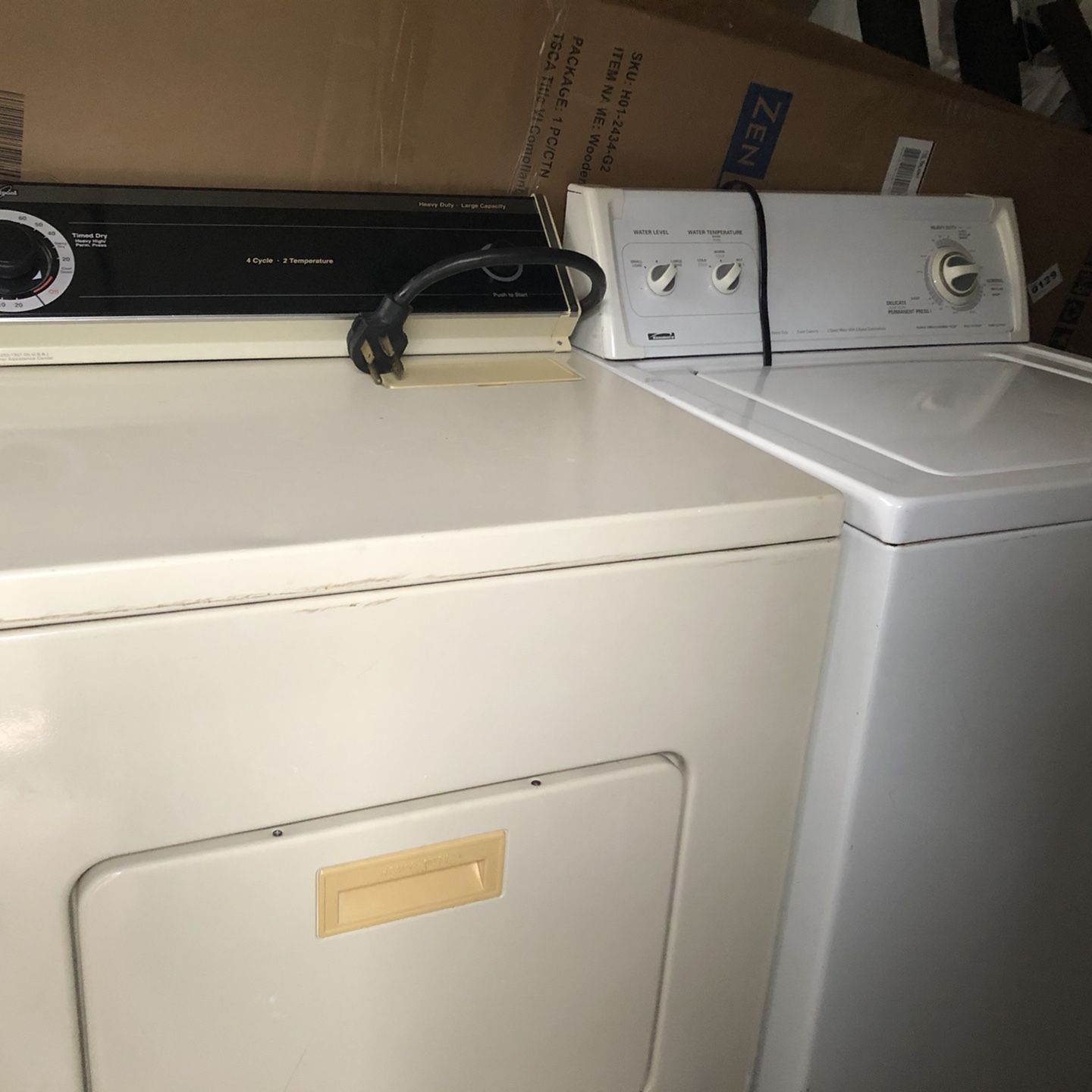 Whirlpool dryer And Kenmore Washer