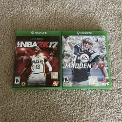 Xbox One Video Games ($5 FOR BOTH)