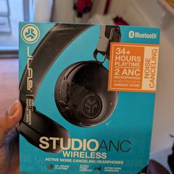 JLab StudioANC Wireless On Ear Headphones 