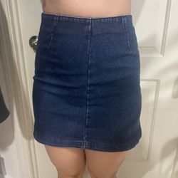 Jean Skirt 