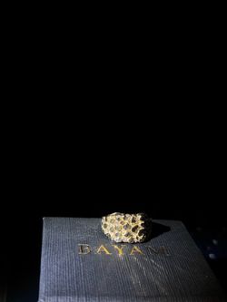 Gold Nugget ring 14k