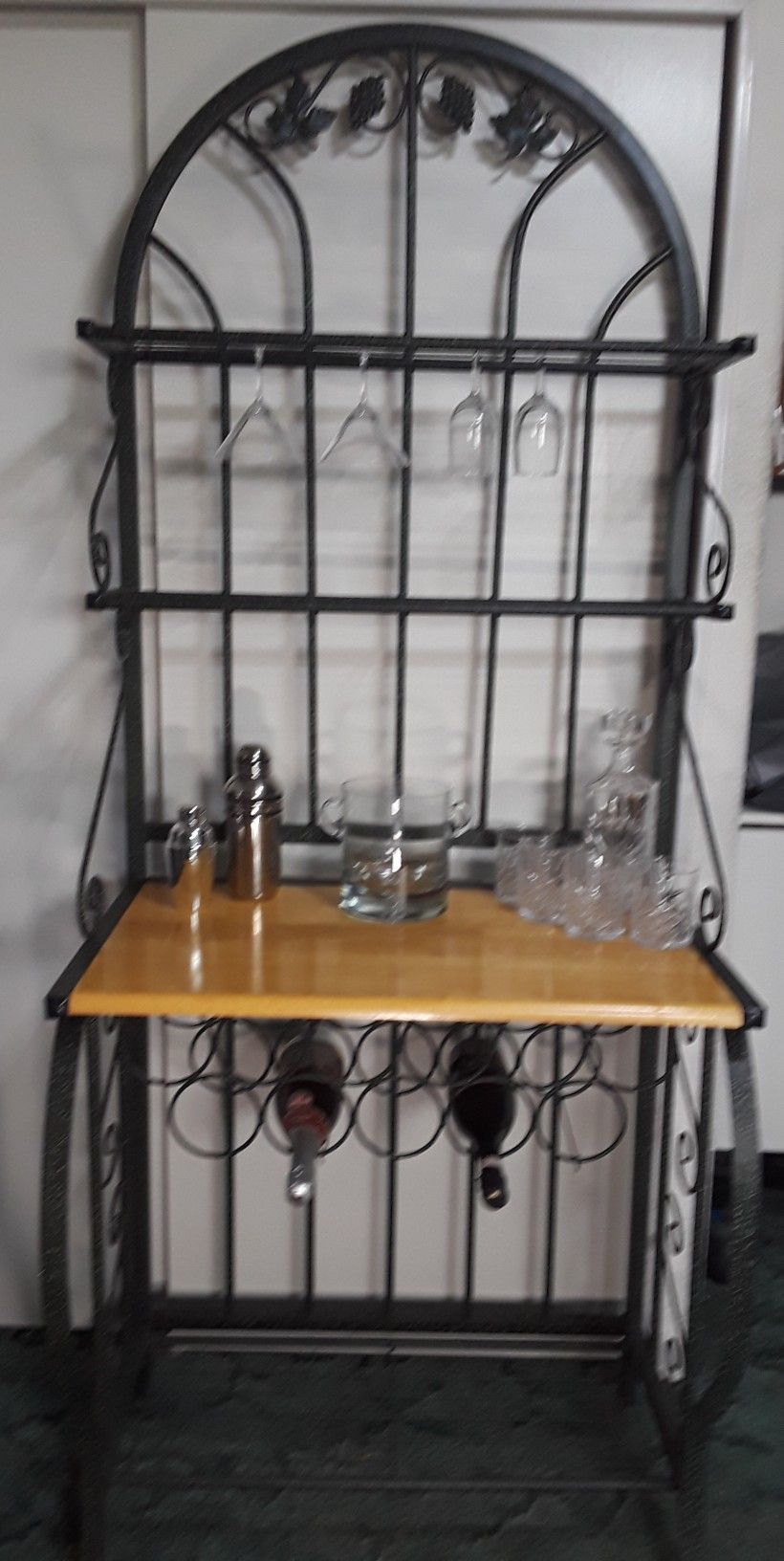 WINE RACK / COCKTAIL STATION $50
