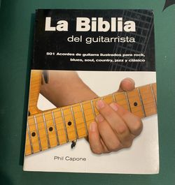 Guitar song & cord book, great for the beginners, Illiterated , Spanish.