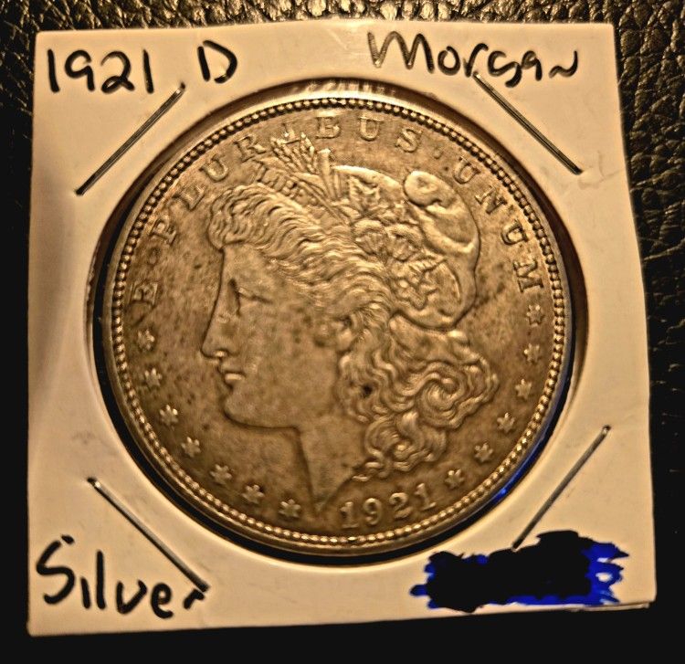 1921 D Morgan Silver Dollar