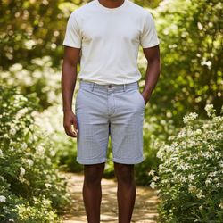 New Callaway Golf Shorts Mens Size 34  Blue Stretch waist Flat Front NWT