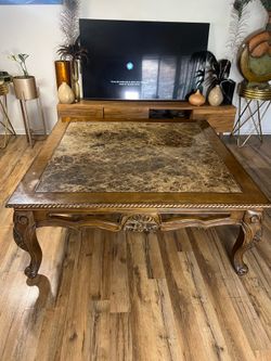 Vintage marble coffee table