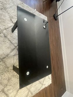 Black Glass Coffee Table