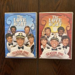 The Love Boat Vol 1 and Vol 2 DVDs
