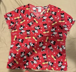 Disney Scrub Top