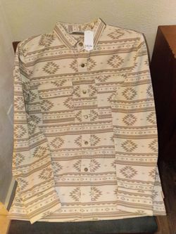 DepartWest long sleeve athletic fit large men shirt