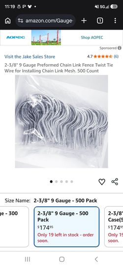 Twist tie wire 500 ct