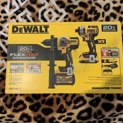 Dewalt Flexvolts Hammer Drill Combo Kit 
