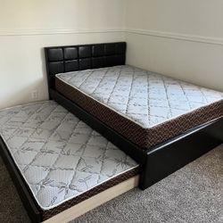 Full Over Twin Trundle Bed With Mattresses Only 
