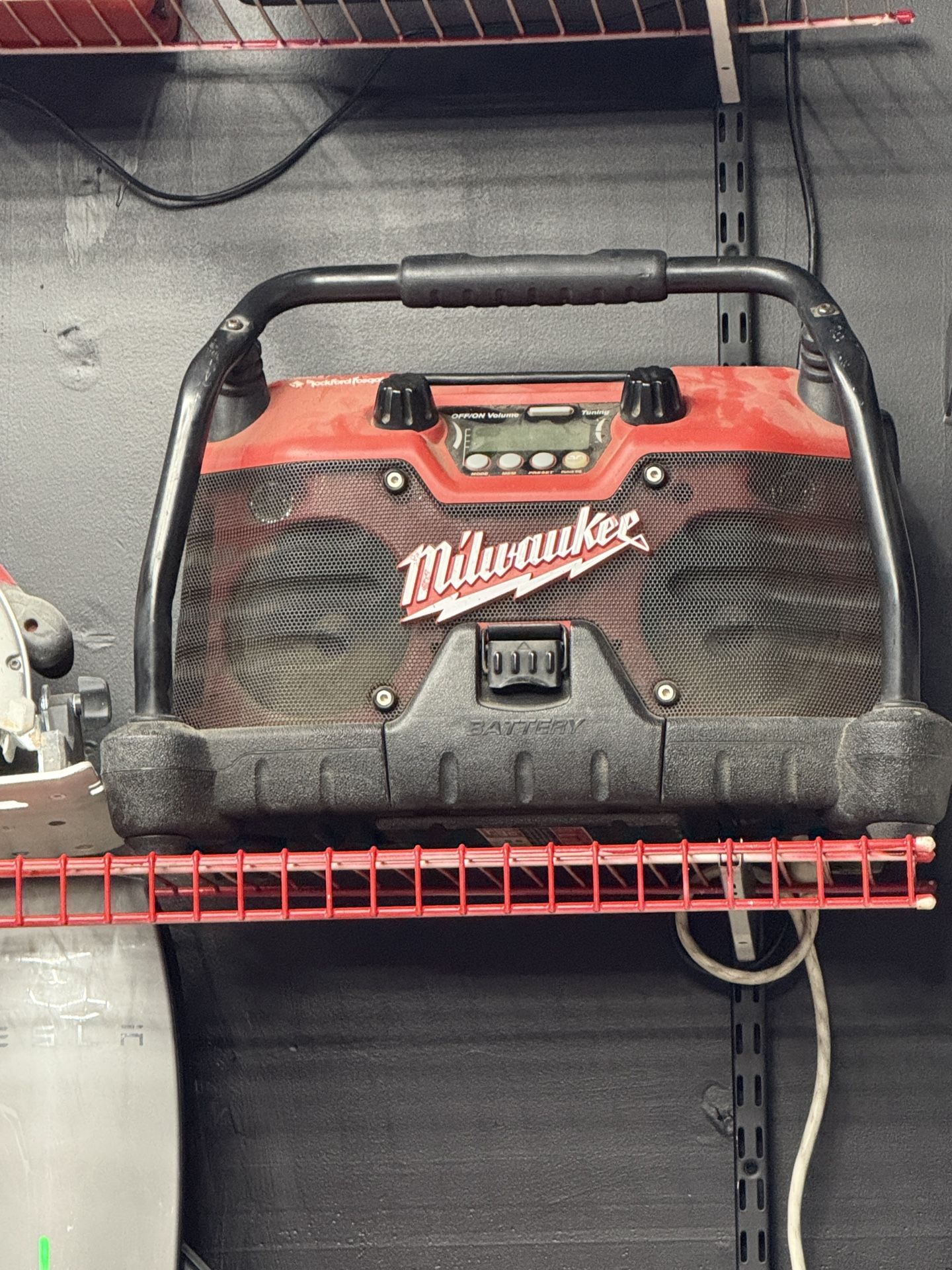 Milwaukee Boom Box Speaker Radio