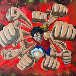 One Piece Black Light Painting