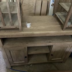 Entertainment Stand And Lamp Tables