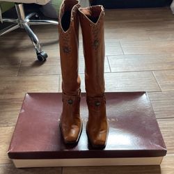 Brown Leather Boots 