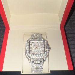  Luxury Iced Out Men’s Watch – 45mm XL / Full Box Included