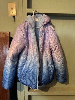 Eddie Bauer kids reversible jacket L 14/16