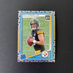 Panini Donruss Optic 2025 Will Howard #233 Rated Rookie Stars Prizm Steelers