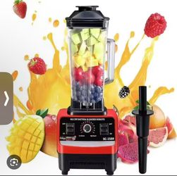 Silver Crest 2-in-1 Electric Blender, 4500W, Large Size, 2L, Shatterproof, 6 Stainless Blades, 15 Speed Functions for Food and Juice-sc1589