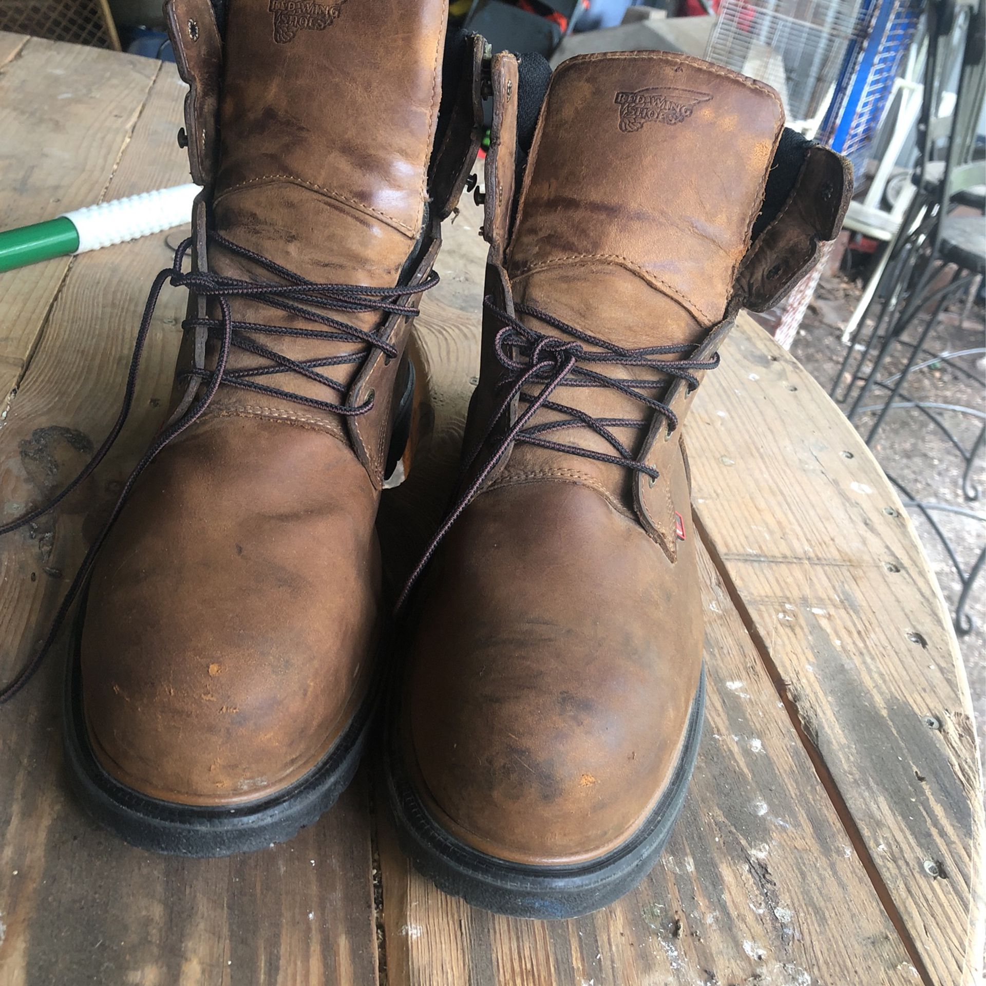 Size 15 Red Wing Steel Toe Boots 