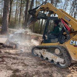 Skid Steer Concrete Demo 