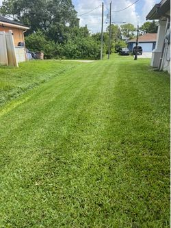 Mowing patio