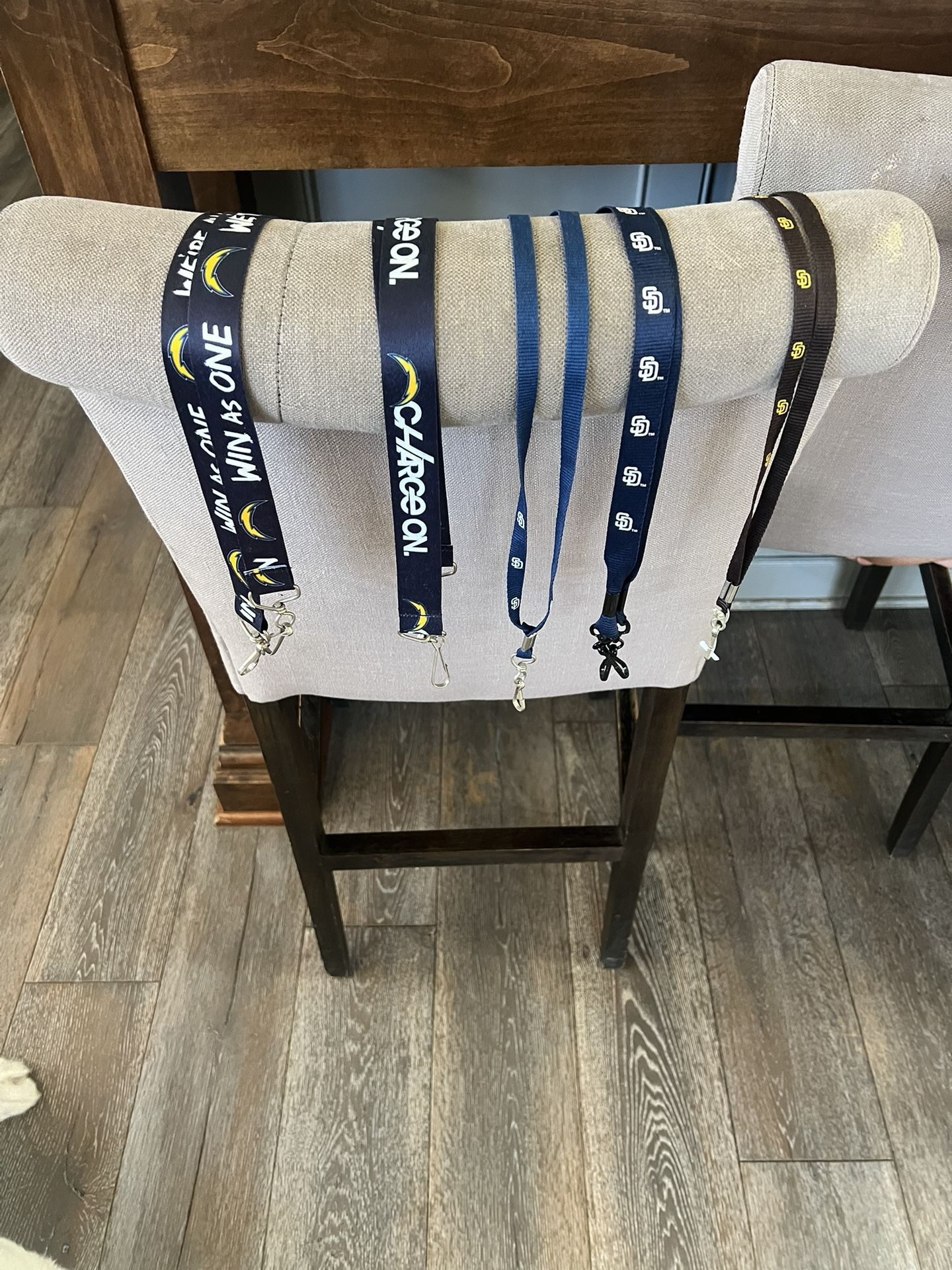 San Diego Padres and San Diego (F*** you, Spanos) Chargers Lanyards