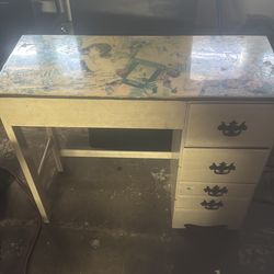 Antique vanity desk