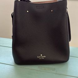 Kate Spade New York Black Leather Shoulder Bag