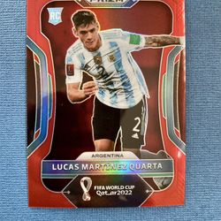 Lucas Martinez Quarta World Cup Red Prizm