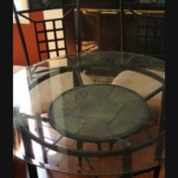 Slate Dining Table And. Chairs 