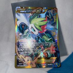 Pokémon Shaymin EX 077A/108 Alternate Art Holo Promo Basic English Card