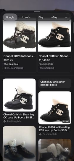 Coco channel black luxury boot
