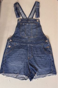 No Boundaries girls Overall Shorts size xs 0-2