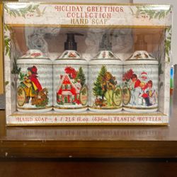 Christmas Hand Soap 4 Pc