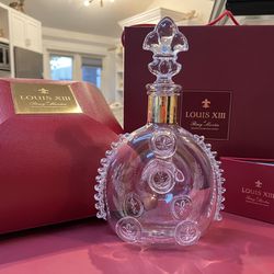 Remy Martin Louis XIII Baccarat Crystal Cognac Decanter with Display Box Empty