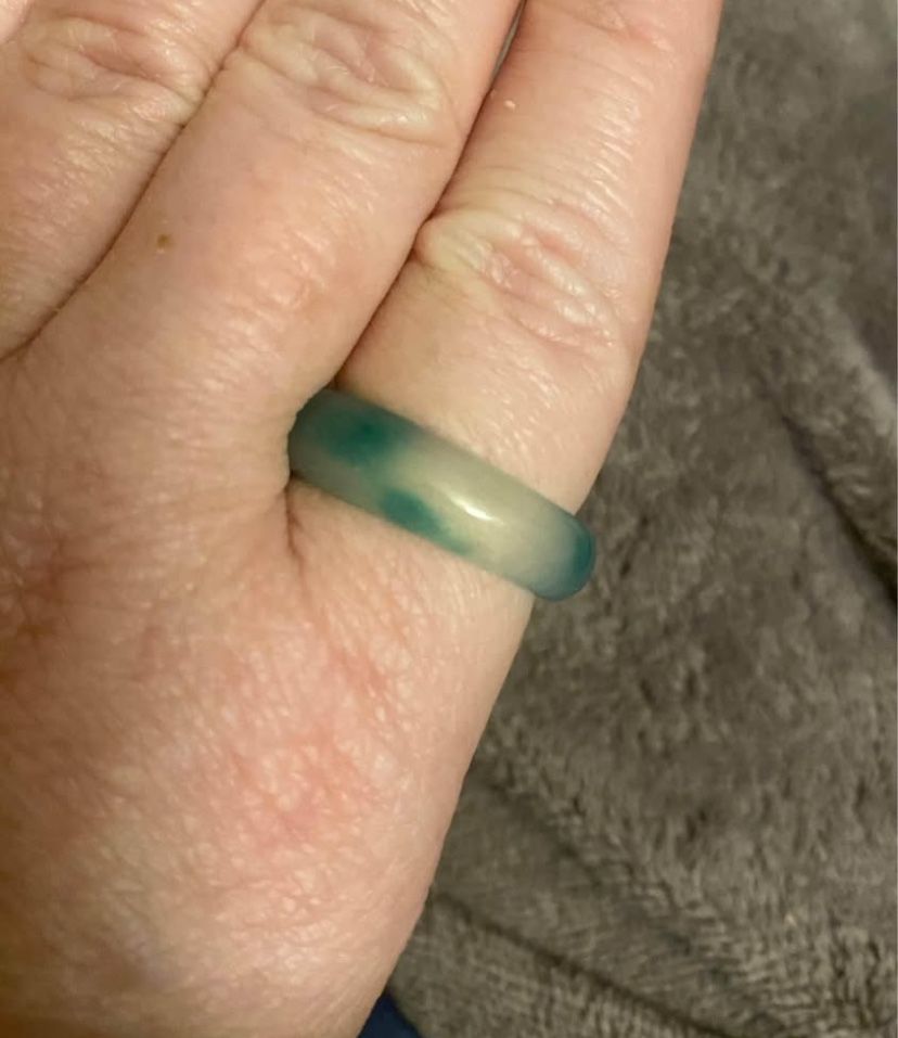 Jade Ring Sz 9