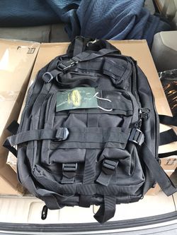 25L mPac tactical backpack in Black! New in bag Great for hiking, camping!
