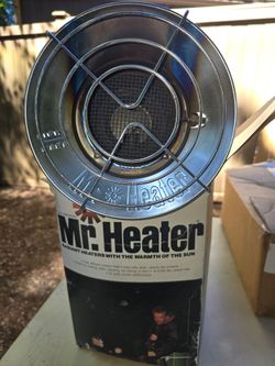 Mr. Heater propane heater.
