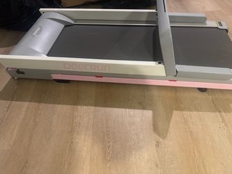 Pink treadmill