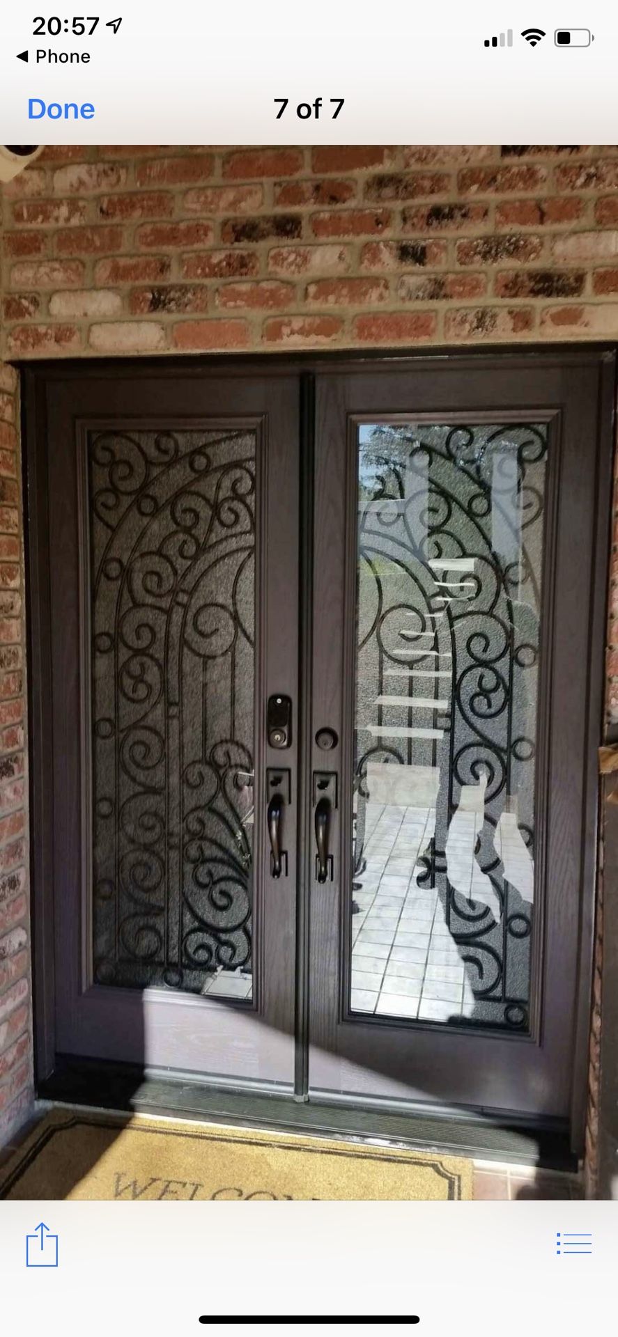 Double entry door