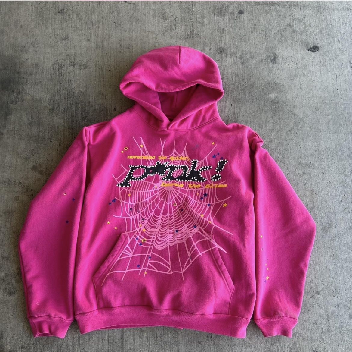Pink Sp5der Hoodie