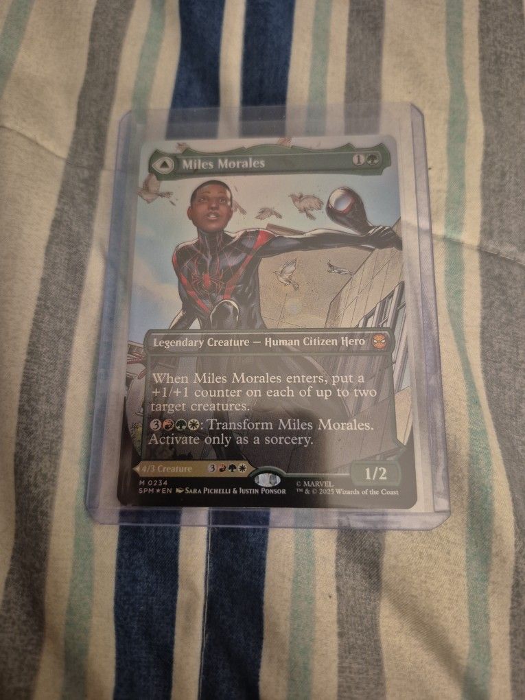 Rare Miles Morales Ultimate Spiderman Foil