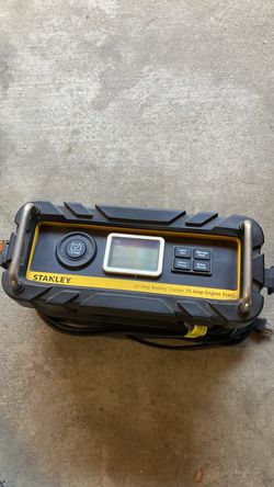 Stanley 25 Amp Battery Charger 75 Amp Engine Start