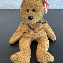 TY Beanie Baby Bear Named Fuzz
